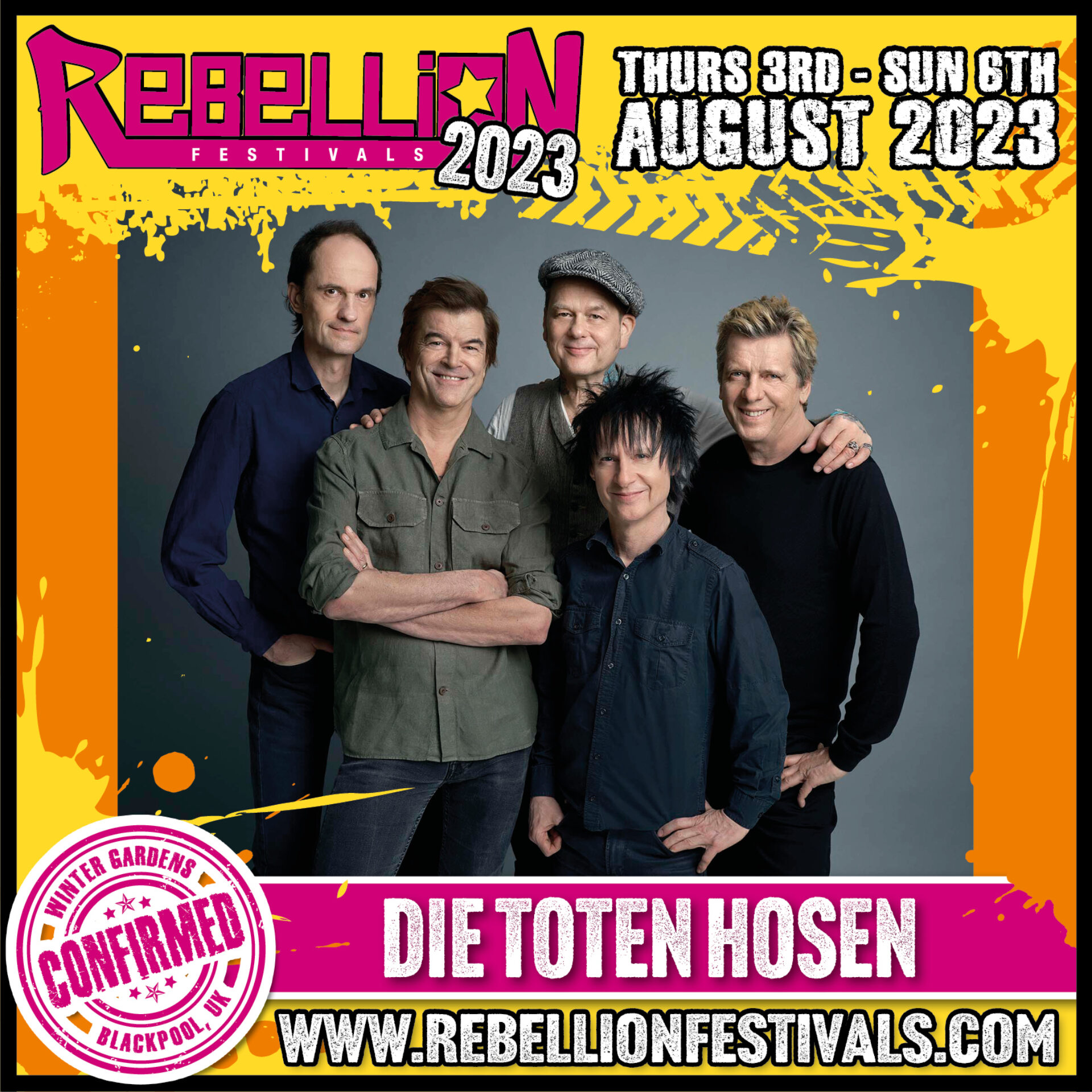 Die Toten Hosen beim Rebellion Festival 2023