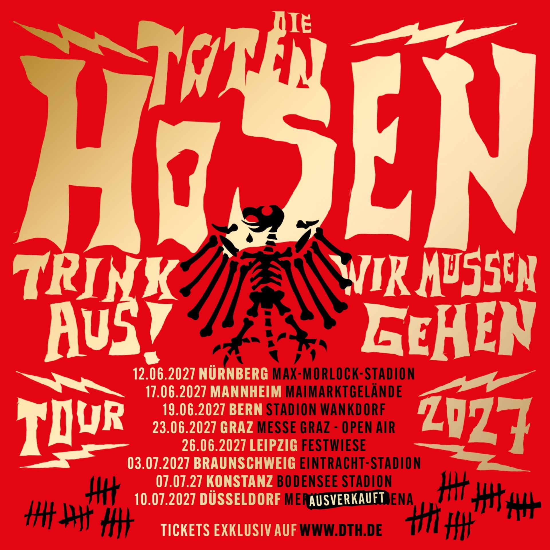 Trink Aus! Wir Müssen Gehen - Tour 2027