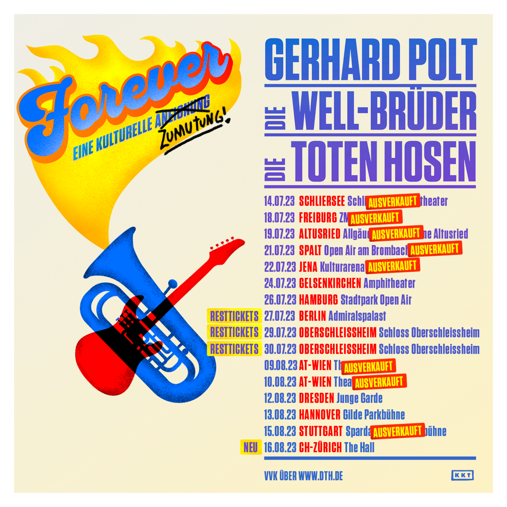 Gerhard Polt, die Well-Brüder & Die Toten Hosen „Forever“ Eine kulturelle Zumutung