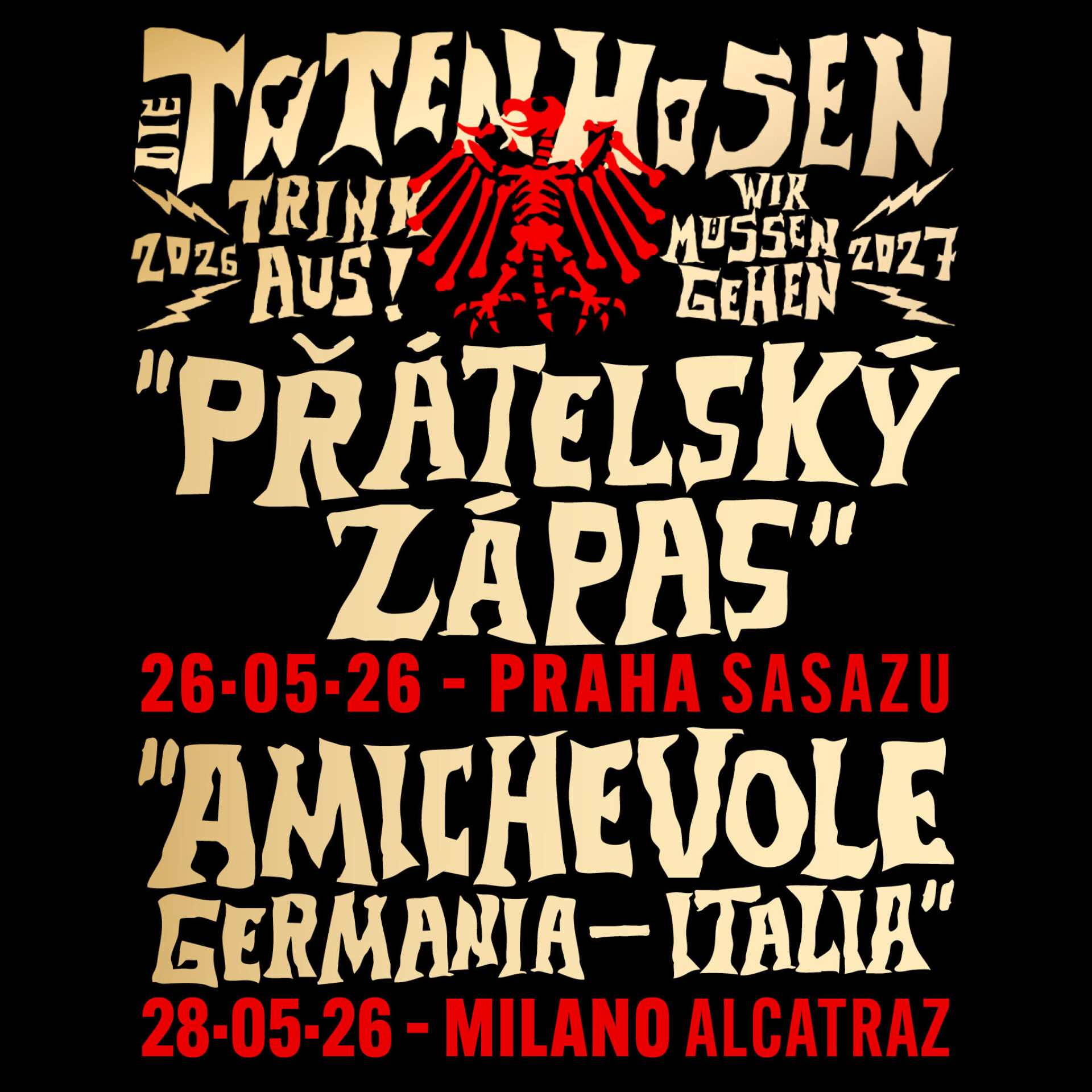 Warm-Up-Konzerte in Prag & Mailand: VVK startet am Mittwoch