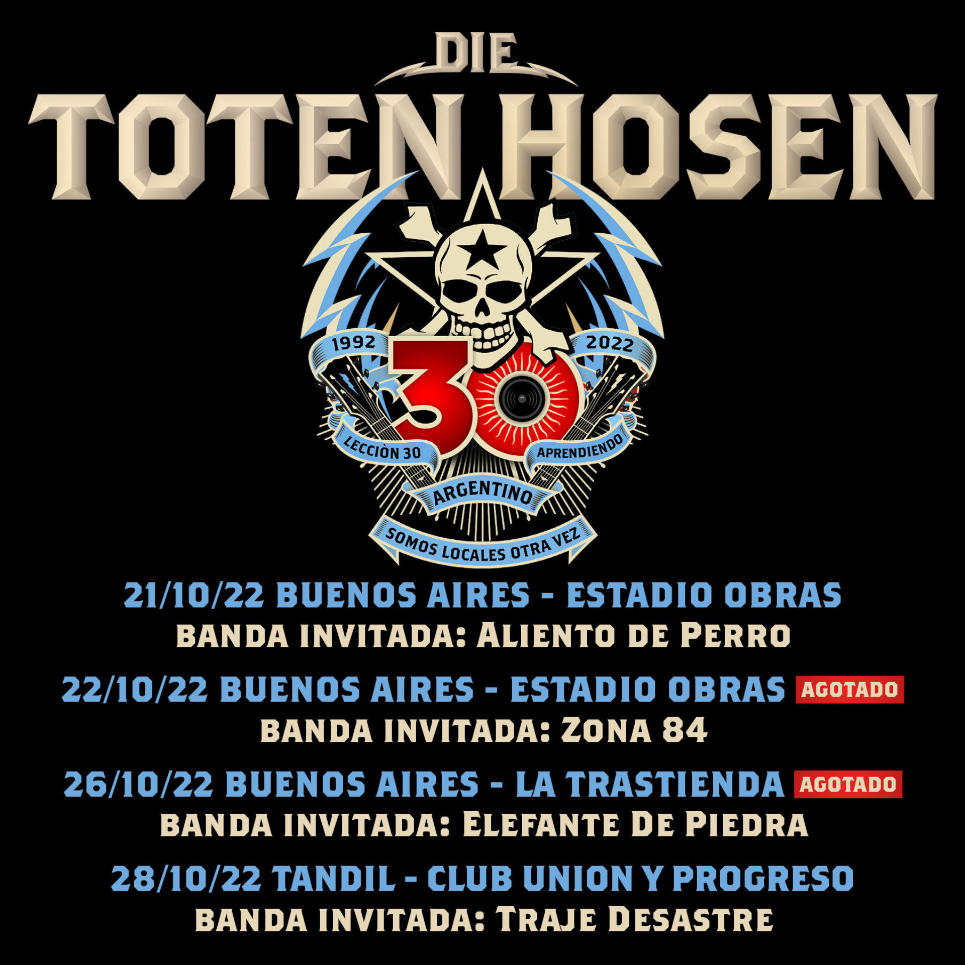 Support-Acts für Argentinien